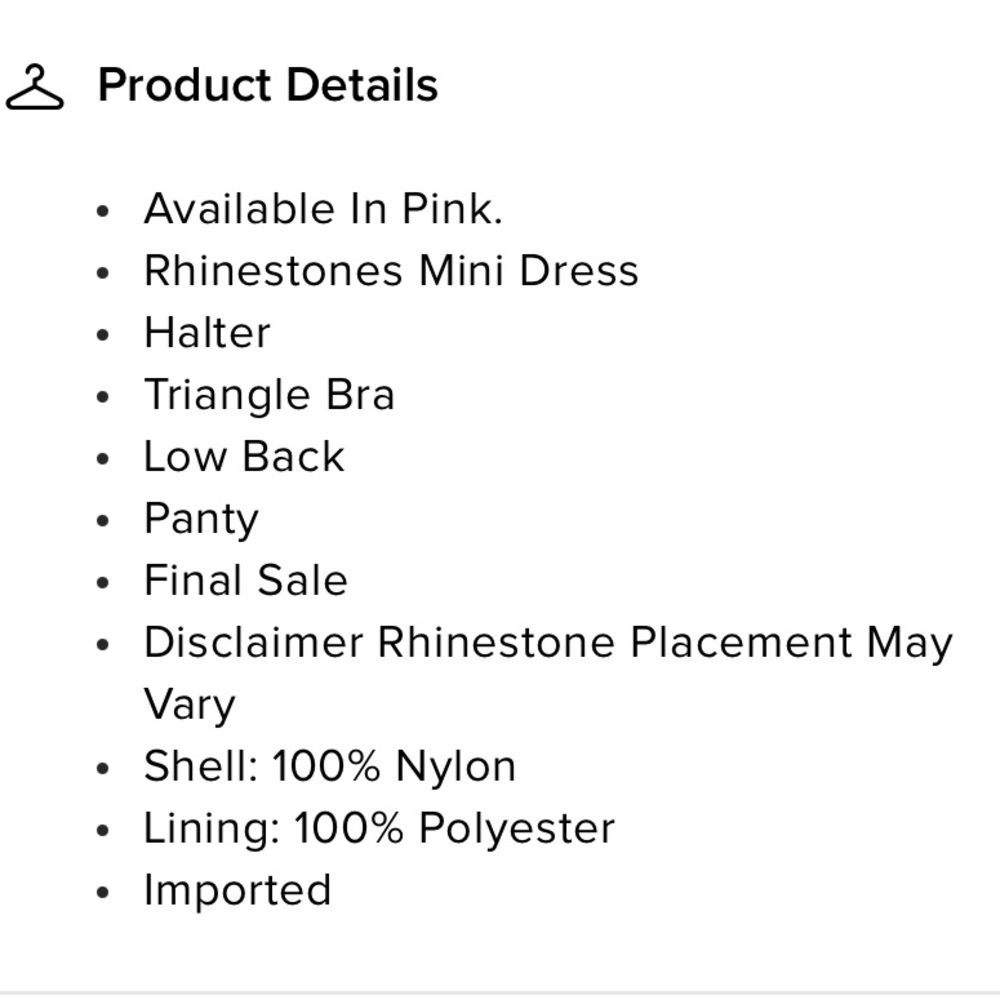 Fashion nova rhinestone dress med nwt - Picture 4 of 13